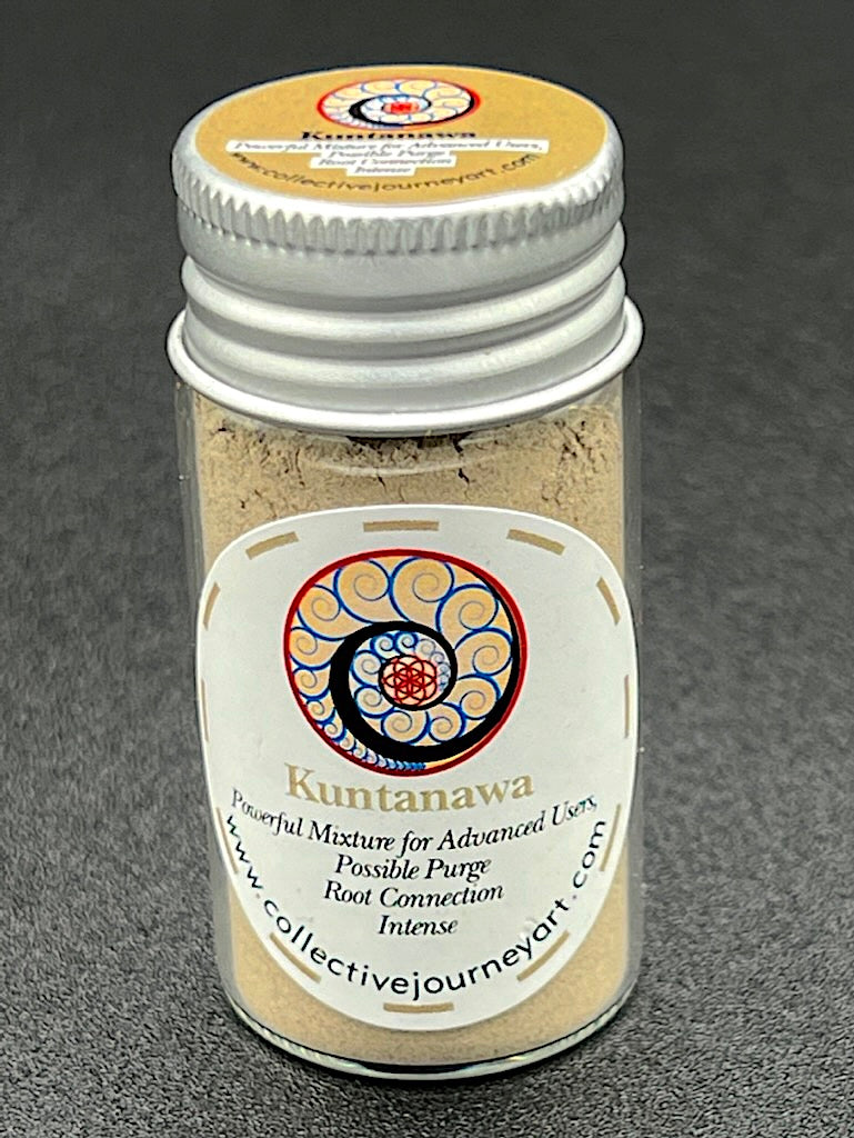 Hapé KUNTANAWA Rapé [Powerful Blend, Possible Purge, Root & Crown Chakra, INTENSE]